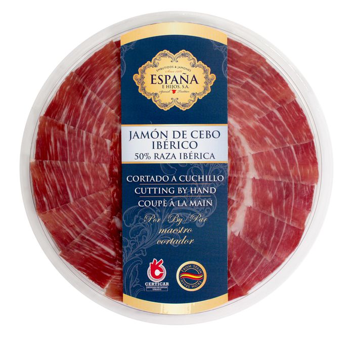 PLATO JAMON IBERICO Cuchillo 90 Grs.