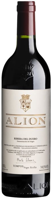 VINO VEGA SICILIA ALION'17 0.75L. VINO VEGA SICILIA ALION'17 0.75L.
